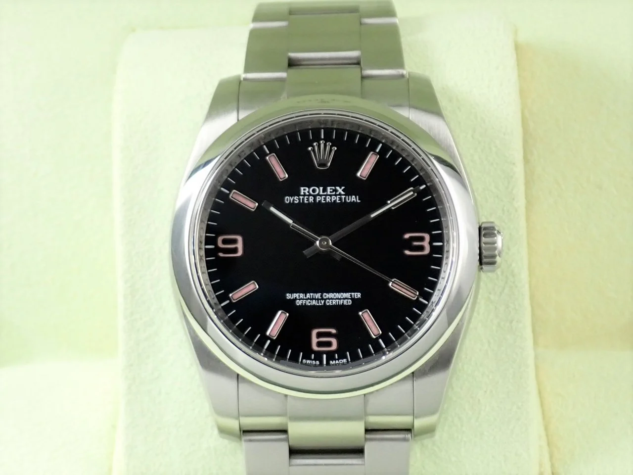 ロレックス オイスターパーペチュアル36 Ref.116000 ステンレススチール ブラック文字盤 - Image 2