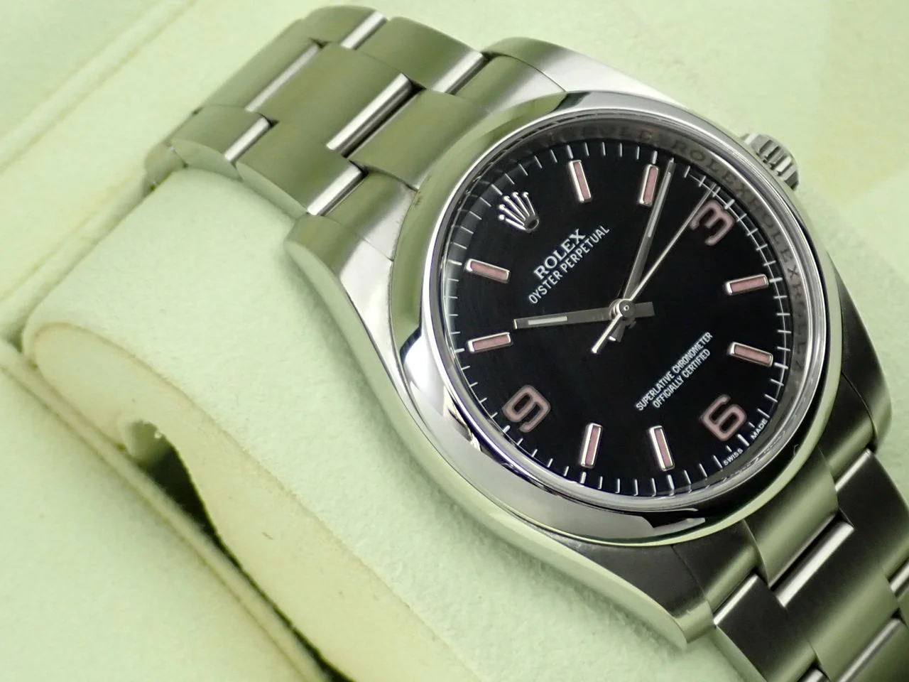 ロレックス オイスターパーペチュアル36 Ref.116000 ステンレススチール ブラック文字盤 - Image 5