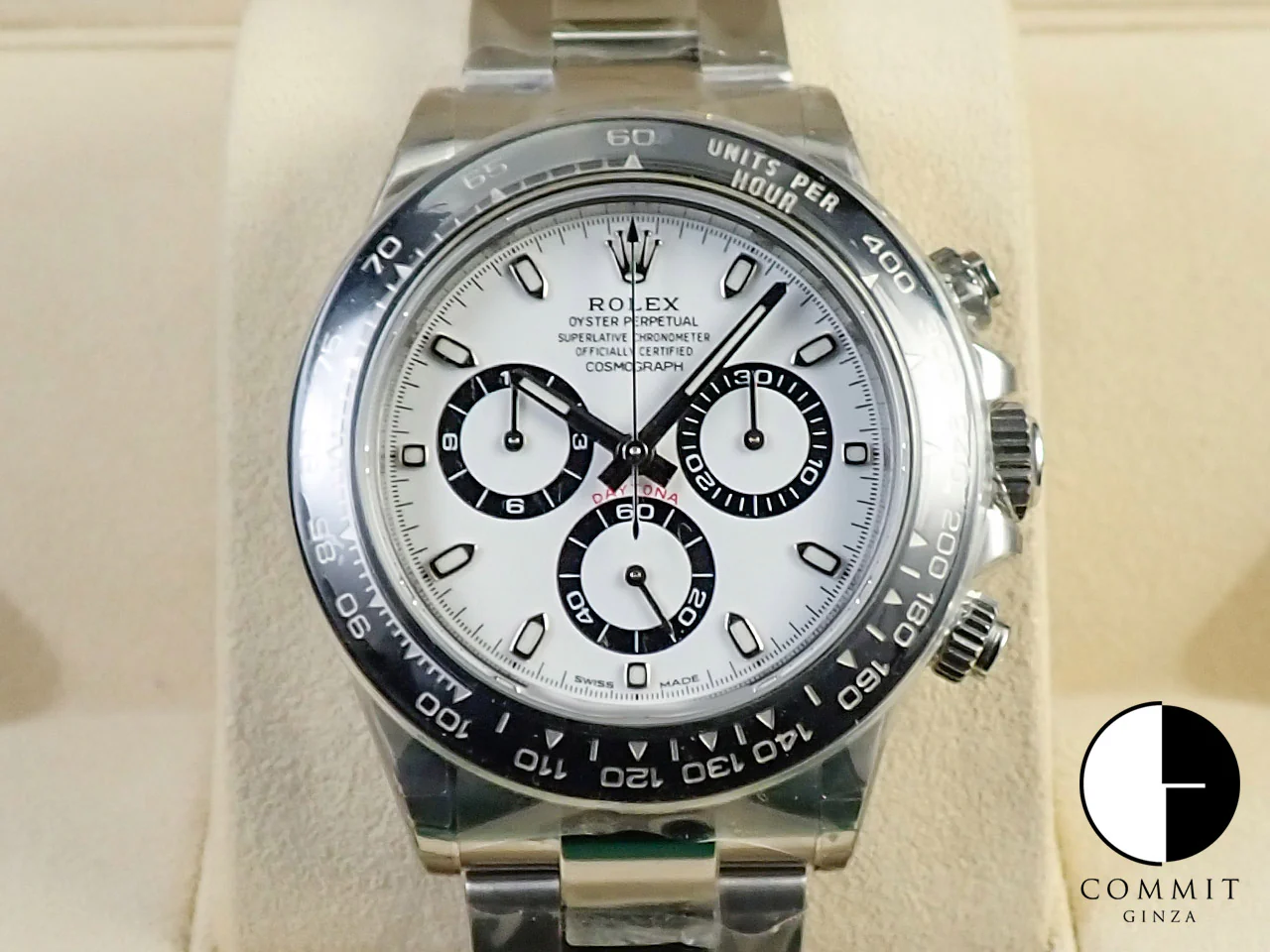 ロレックス デイトナ Ref.116500LN ステンレススチール ホワイト文字盤
