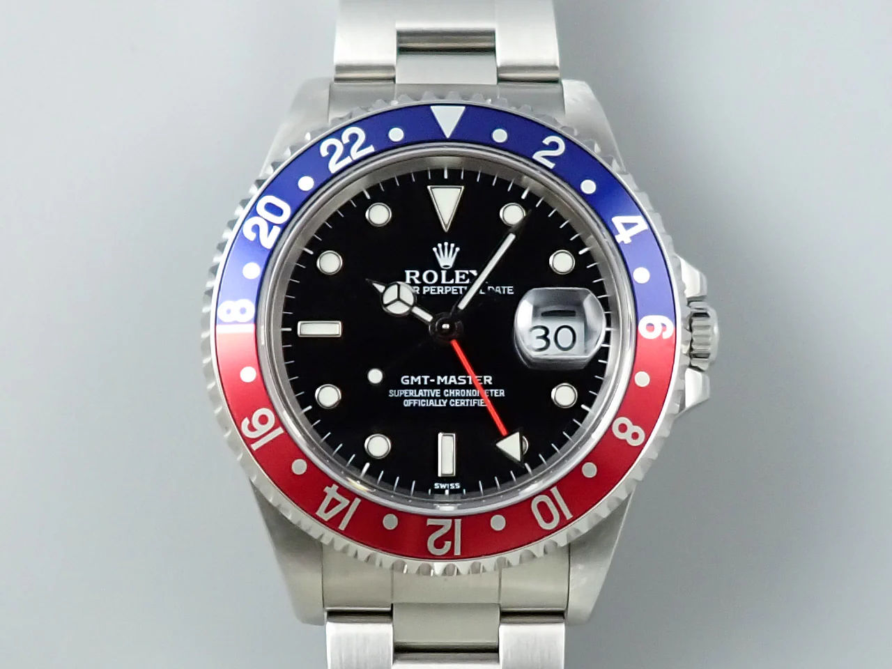 ロレックス GMTマスター Ref.16700 ステンレススチール ブラック文字盤 オイスターブレスレット - Image 2