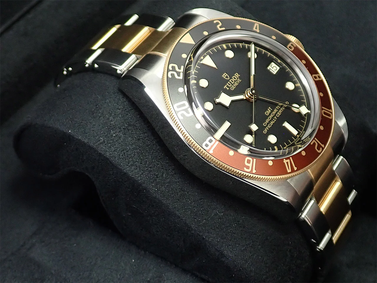 チューダー(チュードル) ヘリテージ ブラックベイ GMT S&G Ref.79833MN ブラック文字盤 未使用 31Y76TC4 - Image 4