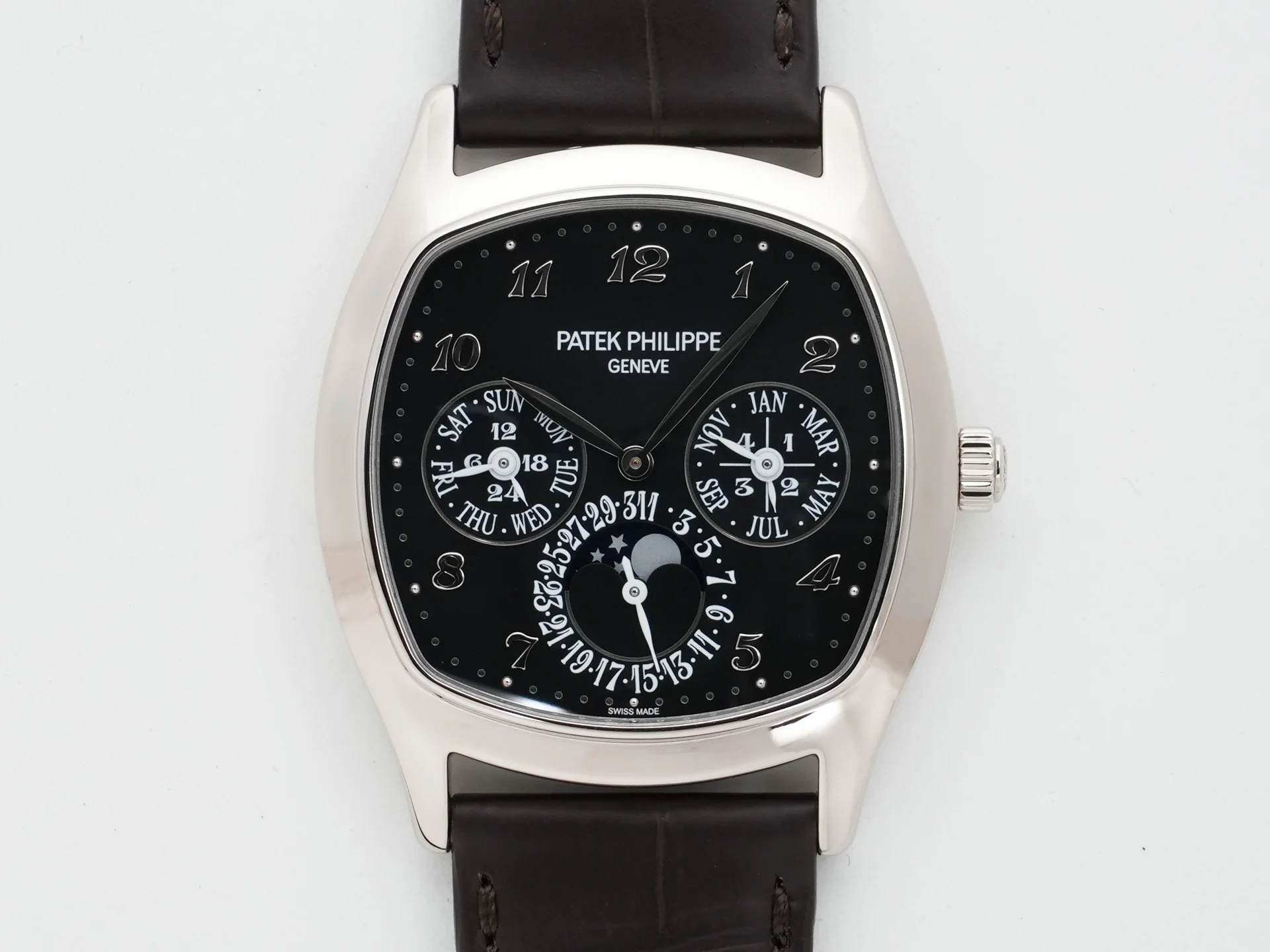 パテックフィリップ パーペチュアルカレンダー Ref.5940G-010 ホワイトゴールド ブラック文字盤 美品 32798o9y - Image 2