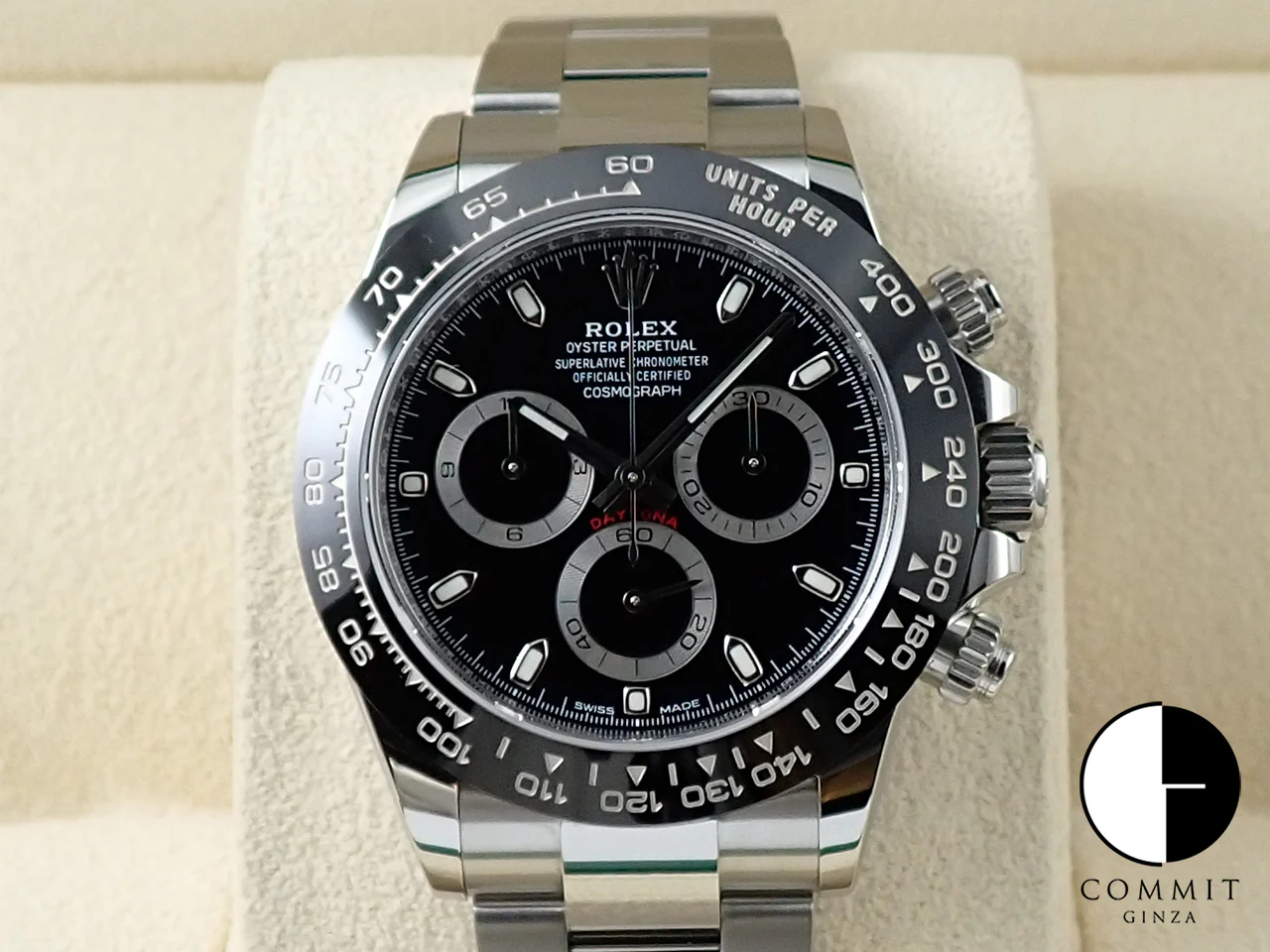 ロレックス デイトナ Ref.116500LN ステンレススチール ブラック文字盤