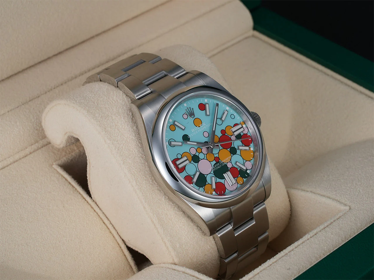 ロレックス オイスターパーペチュアル41 Ref.124300 ステンレススチール セレブレーションモチーフ文字盤 - Image 5