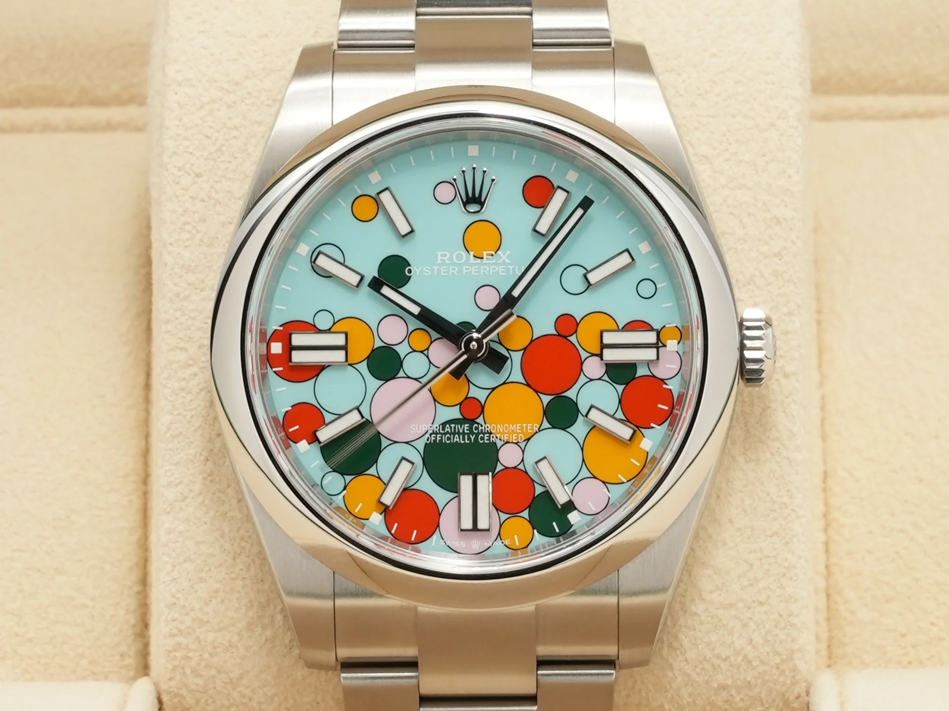 ロレックス オイスターパーペチュアル41 Ref.124300 ステンレススチール セレブレーションモチーフ文字盤 - Image 2