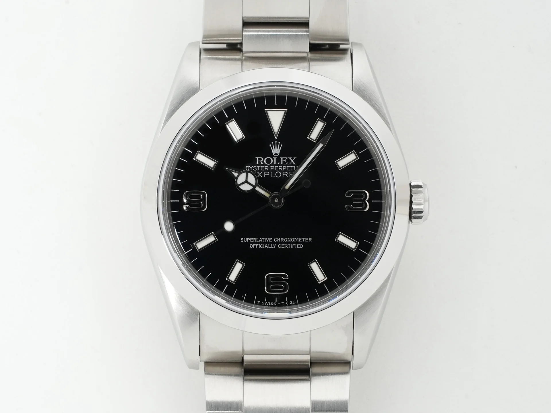 ロレックス エクスプローラーI Ref.14270 ステンレススチール ブラック文字盤 オイスターブレスレット 中古 35k5397k - Image 2