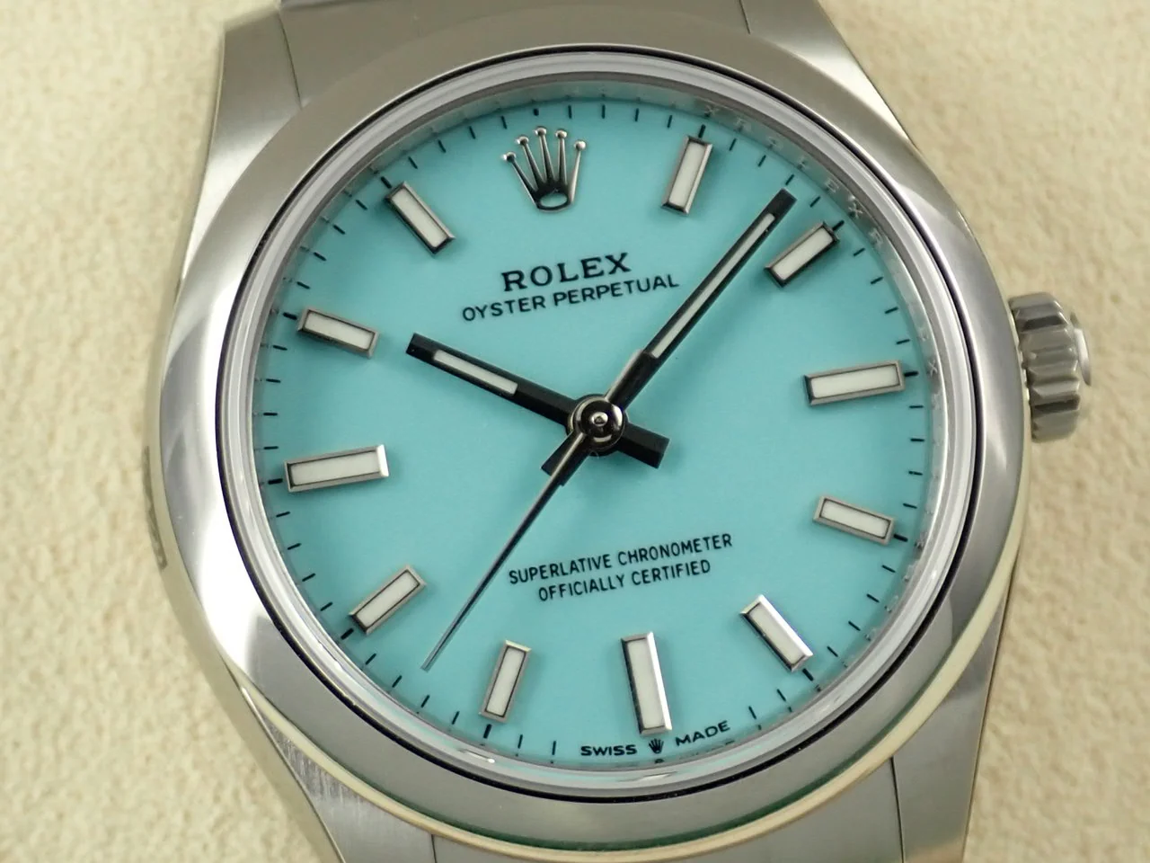 ロレックス オイスターパーペチュアル31 Ref.277200 ステンレススチール ターコイズ文字盤 - Image 3