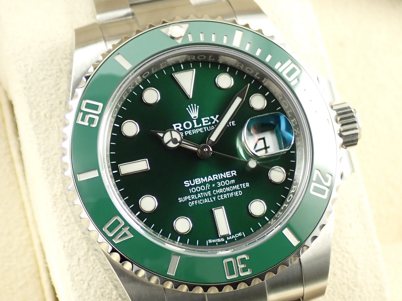 ロレックス サブマリーナー デイト Ref.116610LV ステンレススチール グリーン文字盤 - Image 3
