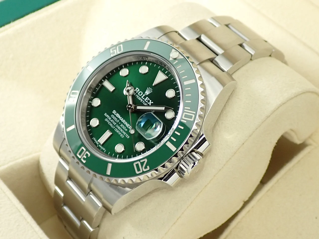 ロレックス サブマリーナー デイト Ref.116610LV ステンレススチール グリーン文字盤 - Image 4