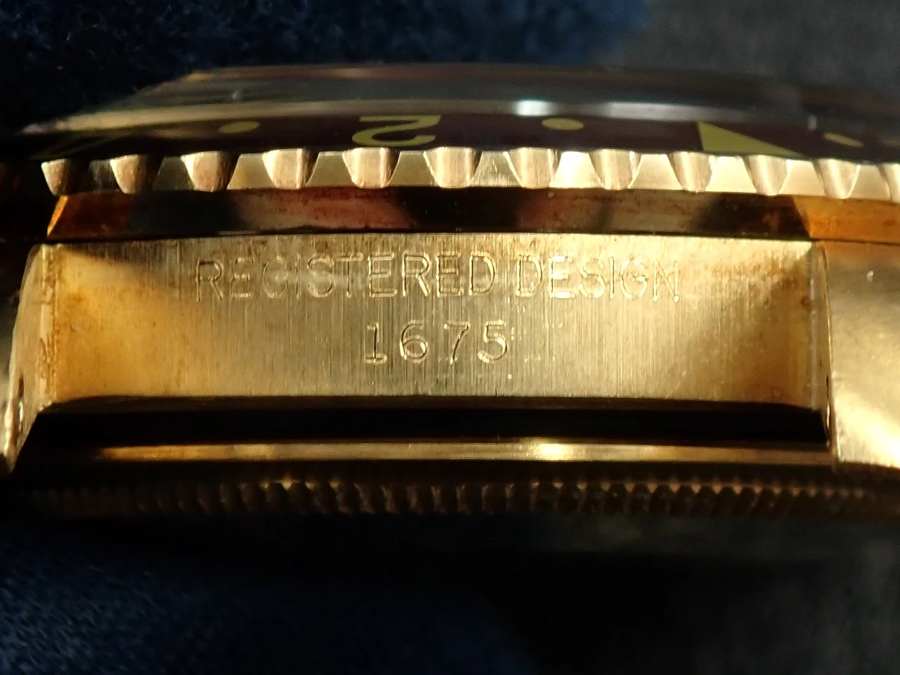 ロレックス GMTマスター Ref.1675/8 イエローゴールド ブラウン文字盤 ジュビリーブレスレット 中古 384M2331 - Image 12