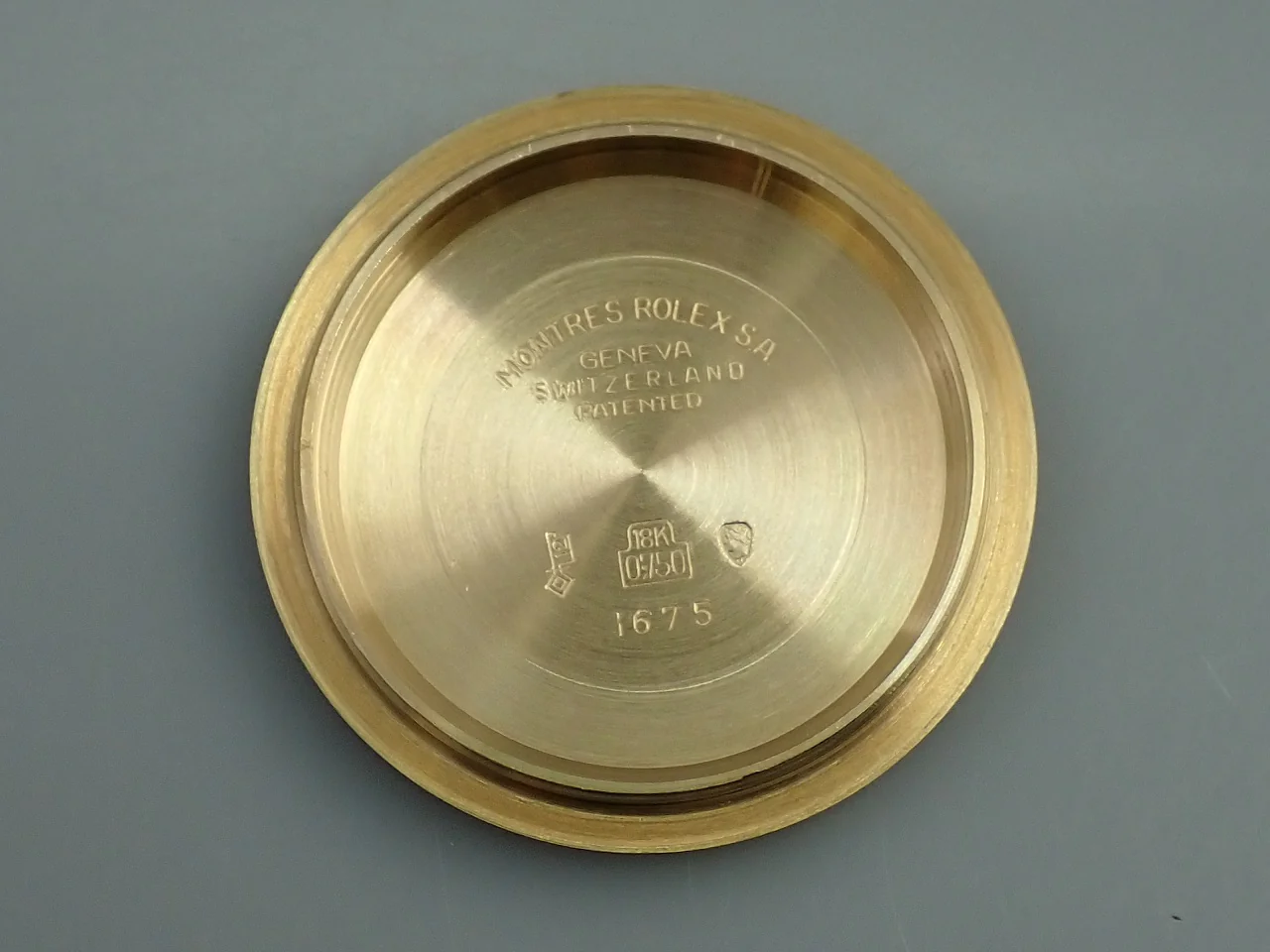 ロレックス GMTマスター Ref.1675/8 イエローゴールド ブラウン文字盤 ジュビリーブレスレット 中古 384M2331 - Image 15