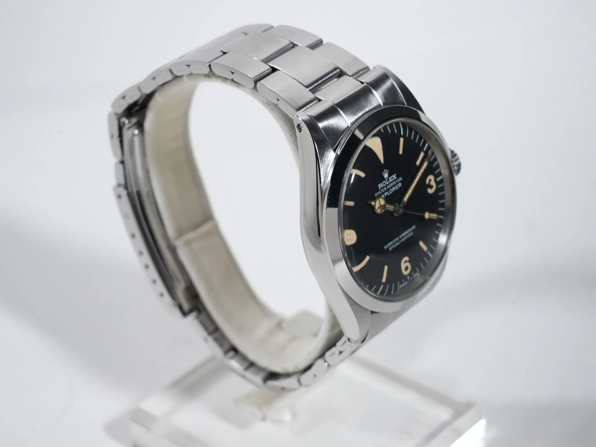 ロレックス エクスプローラーI Ref.1016 ステンレススチール ブラック文字盤 中古 3fsatkkv - Image 5