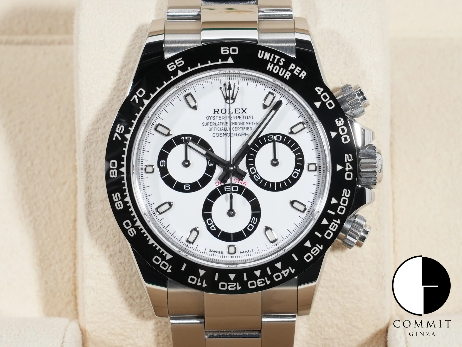 ロレックス デイトナ Ref.116500LN ステンレススチール ホワイト文字盤