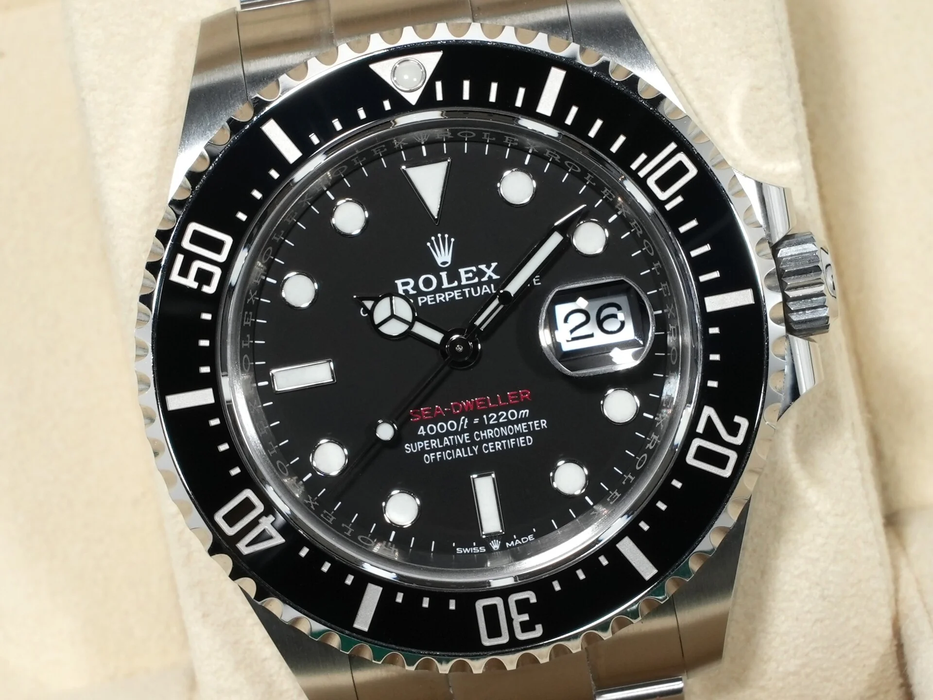 ロレックス シードゥエラー Ref.126600 ステンレススチール ブラック文字盤 美中古 3o945z9y - Image 3