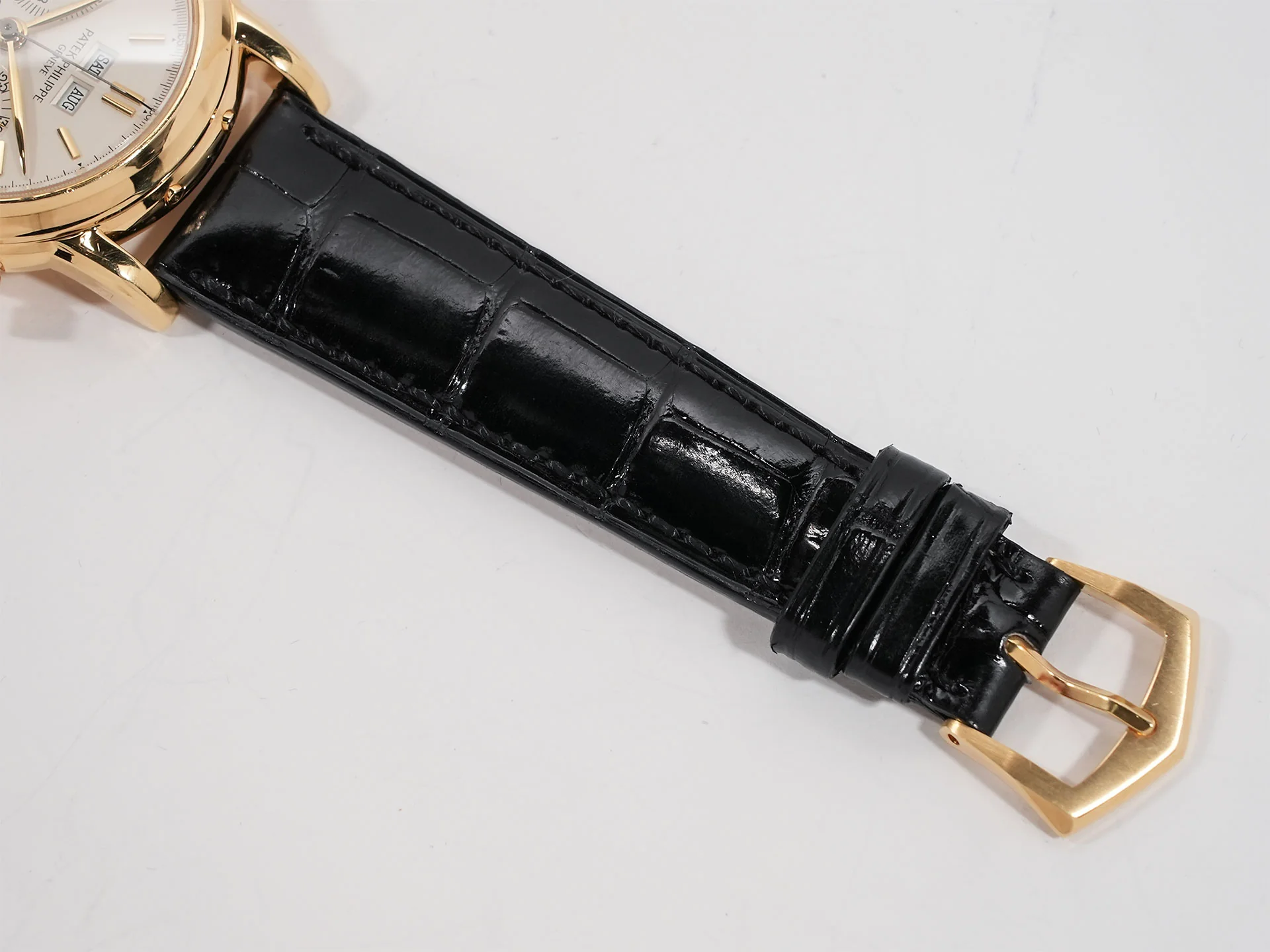 パテックフィリップ パーペチュアルカレンダー クロノグラフ Ref.3970EJ-051 イエローゴールド シルバー文字盤 - Image 8