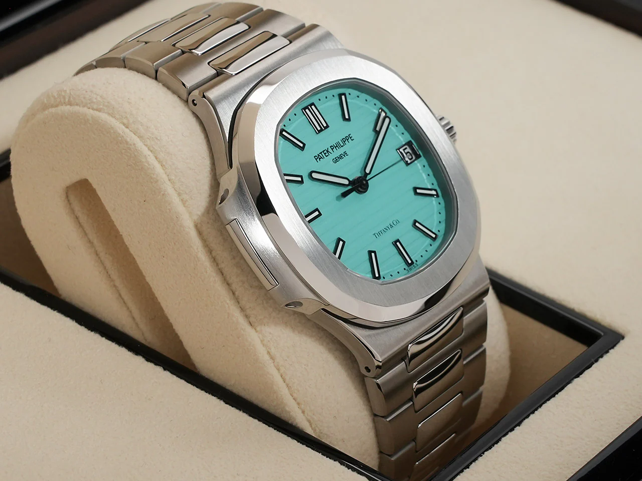 パテックフィリップ ノーチラス TIFFANY&CO. Ref.5711/1A-018 ステンレススチール ティファニー ターコイズ文字盤 - Image 7