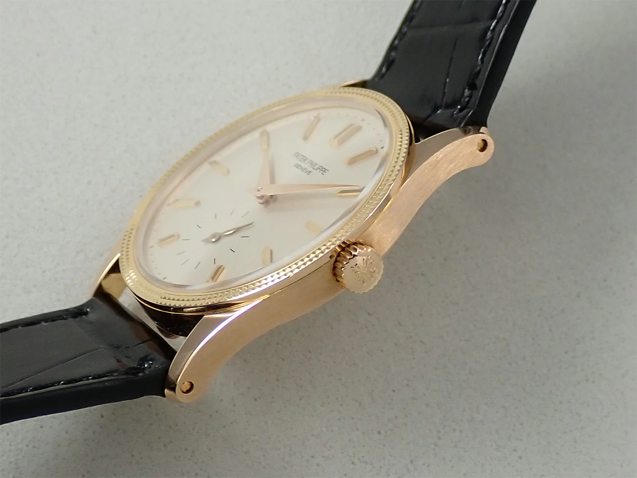 パテックフィリップ カラトラバ Ref.3796D ローズゴールド シルバー文字盤 - Image 5