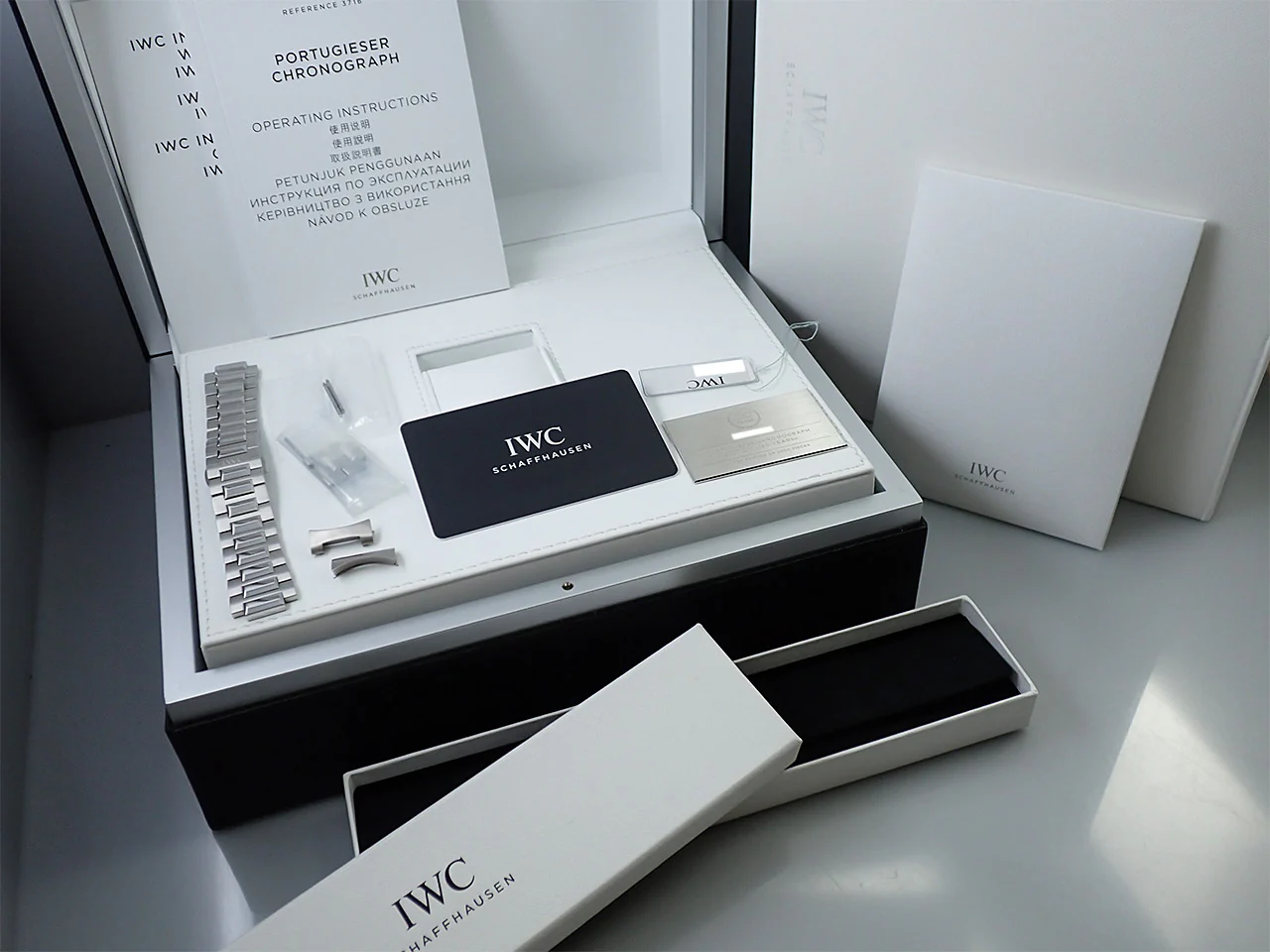 IWC ポルトギーゼ クロノグラフ Ref.IW371601 ブルー文字盤 中古 3TF9TVTF - Image 9