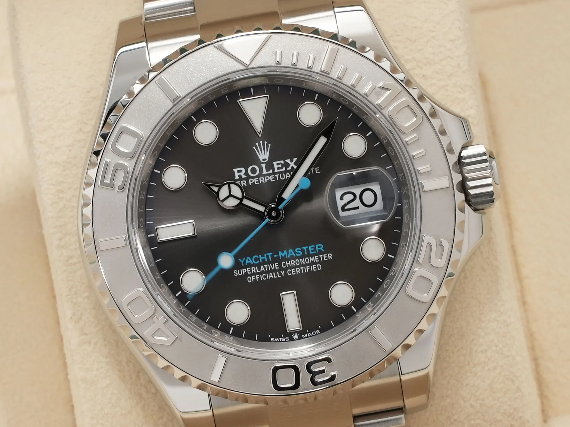 ロレックス ヨットマスター40 Ref.126622 ステンレススチール/プラチナ スレート文字盤 - Image 3