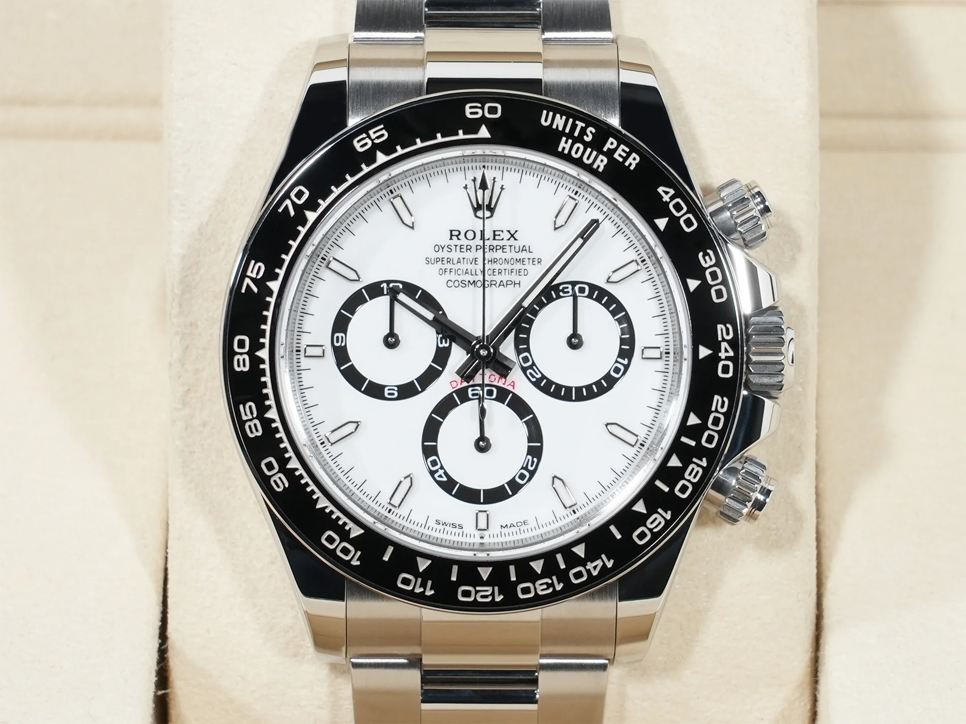 ロレックス デイトナ Ref.126500LN ステンレススチール ホワイト文字盤 - Image 2