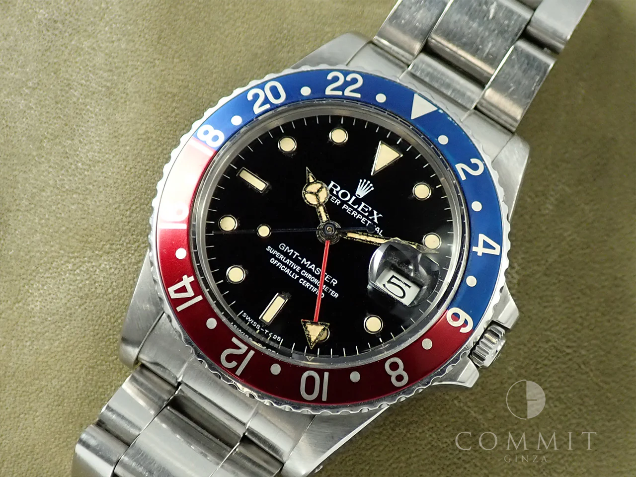 ロレックス GMTマスター Ref.16750 ステンレススチール ブラック文字盤 中古 3W11A181 - Image 11