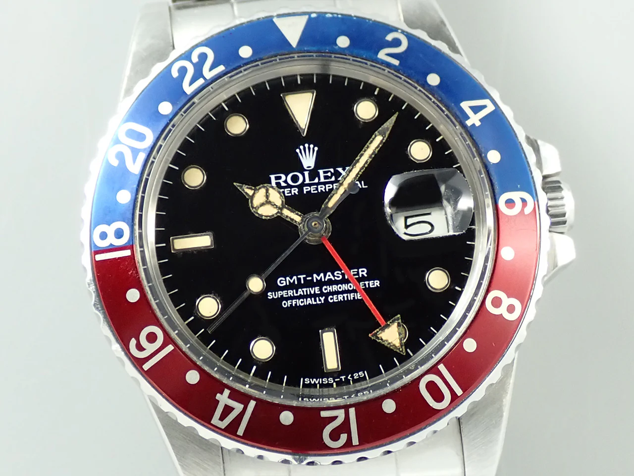 ロレックス GMTマスター Ref.16750 ステンレススチール ブラック文字盤 中古 3W11A181 - Image 3