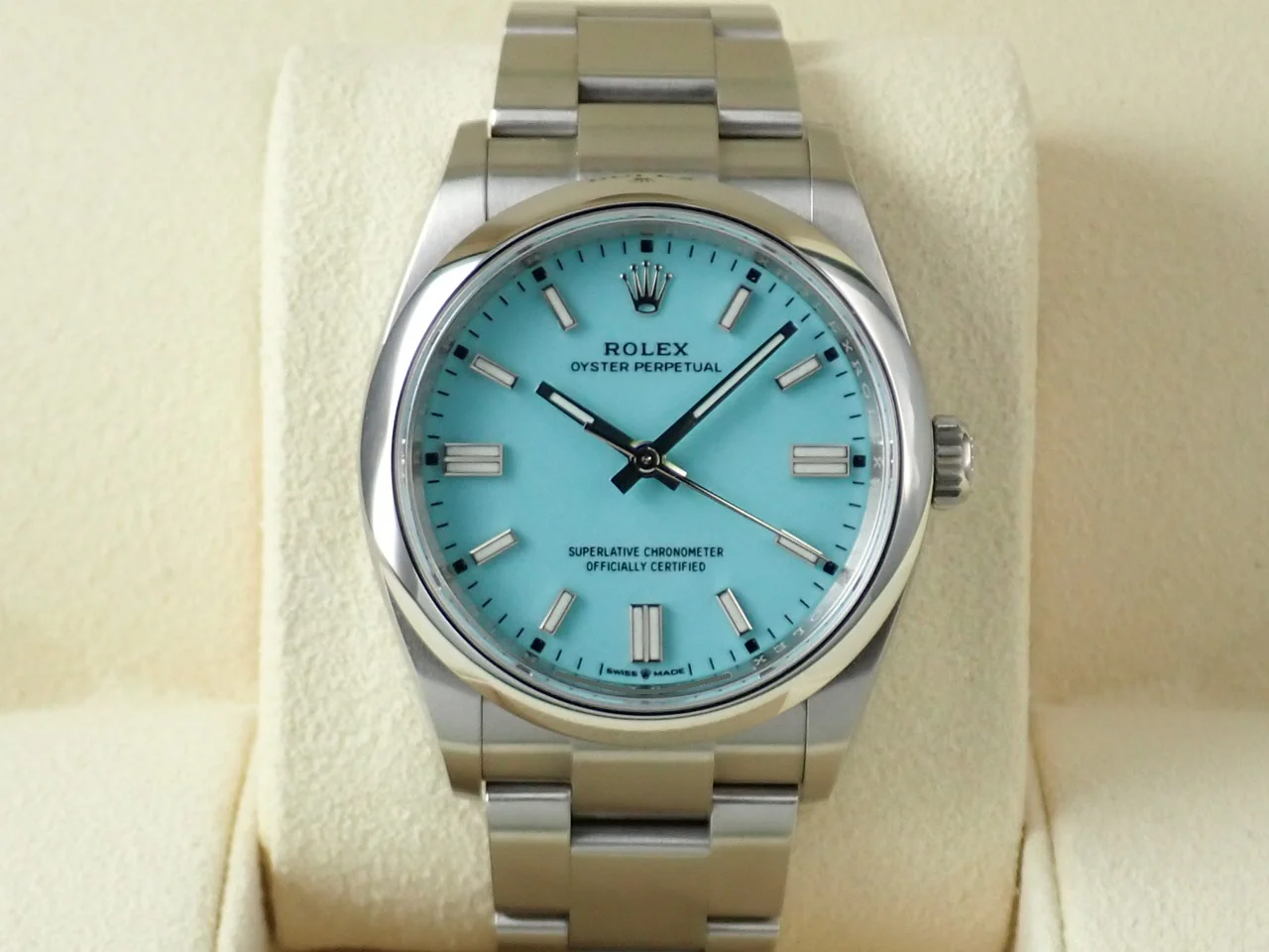 ロレックス オイスターパーペチュアル36 Ref.126000 ステンレススチール ターコイズ文字盤 - Image 2