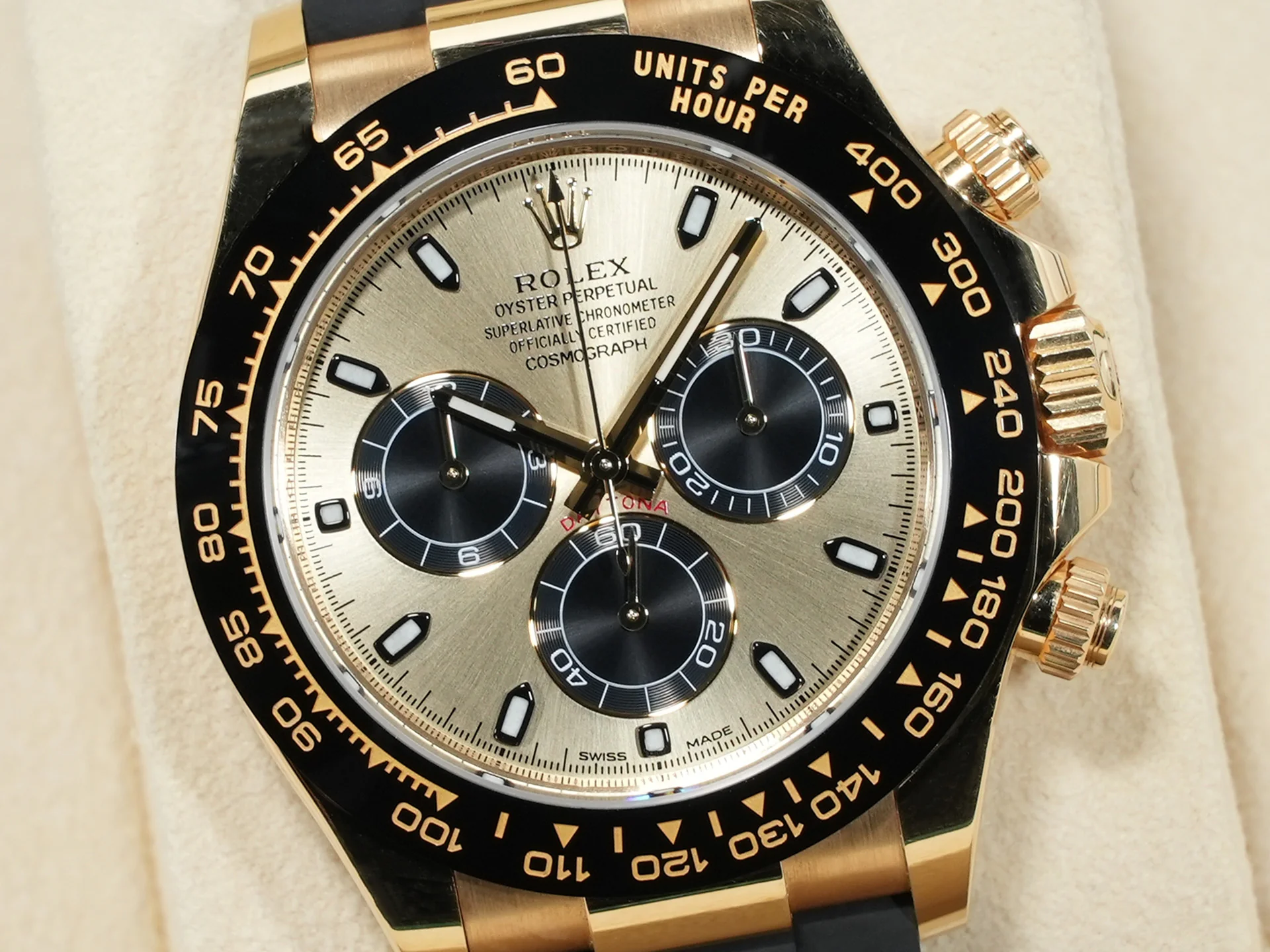ロレックス デイトナ Ref.116518LN イエローゴールド シャンパンxブラック文字盤 中古 3zbtii55 - Image 3