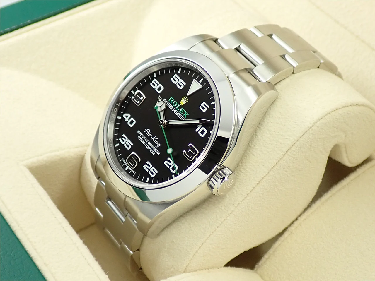 ロレックス エアキング Ref.116900 ステンレススチール ブラック文字盤 - Image 4