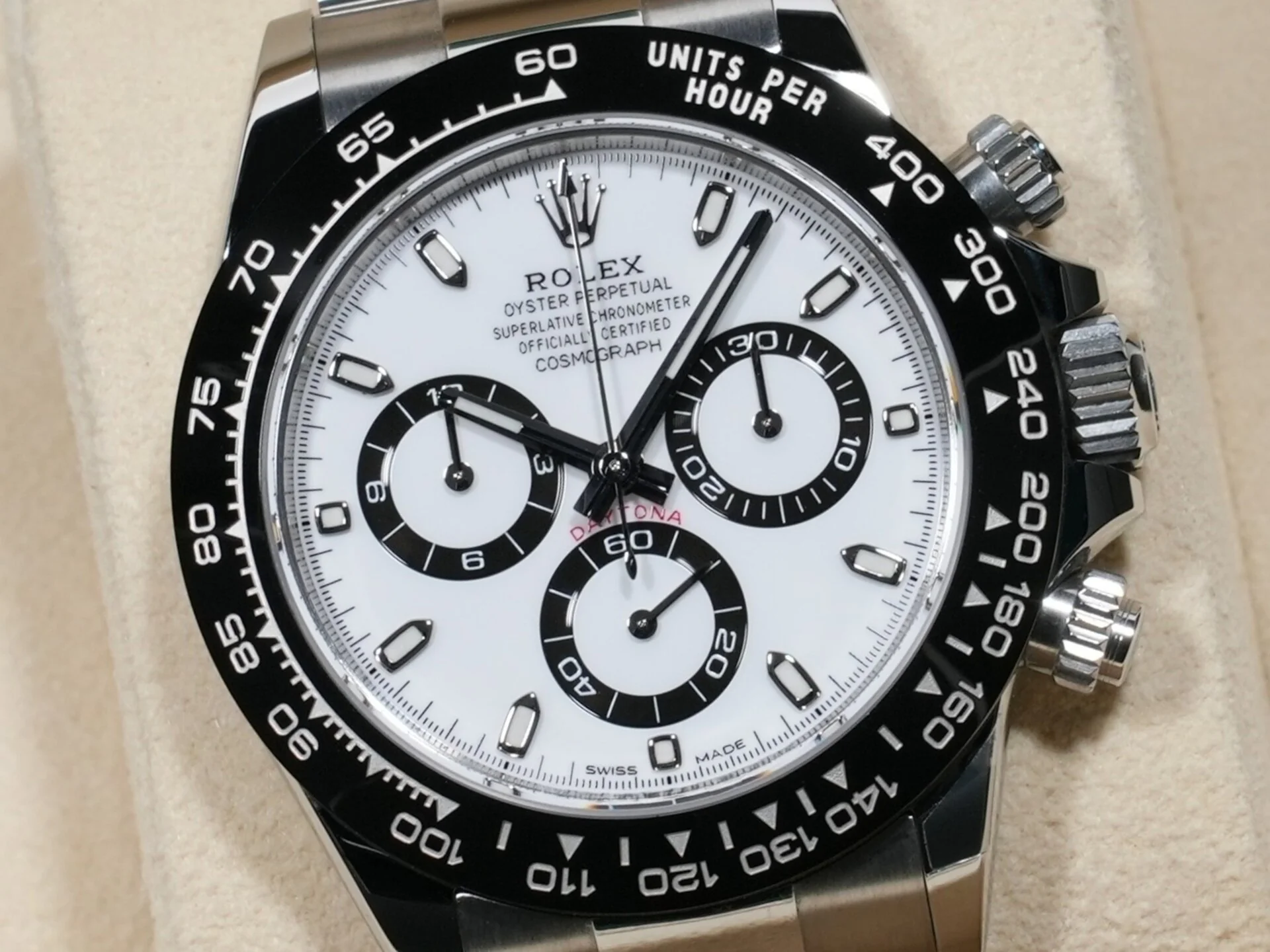 ロレックス デイトナ Ref.116500LN ステンレススチール ホワイト文字盤 - Image 3