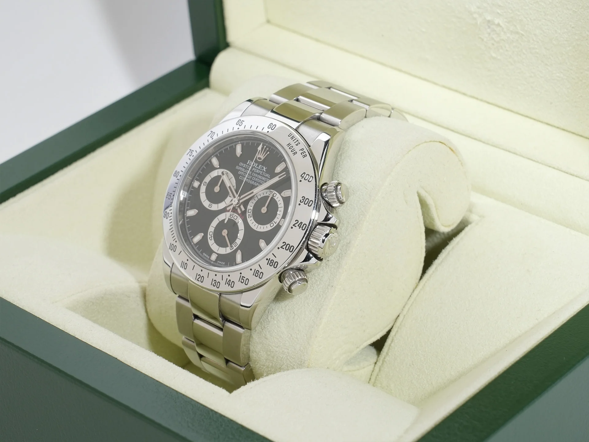 ロレックス デイトナ Ref.116520 ステンレススチール ブラック文字盤 中古 44r6x2ym - Image 4
