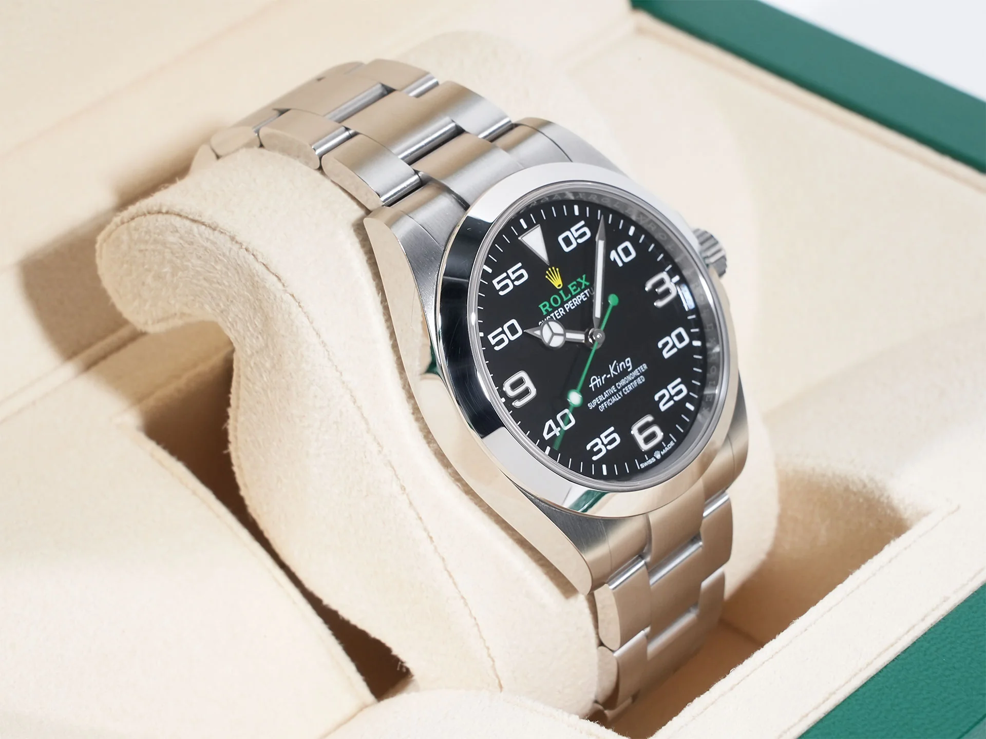 ロレックス エアキング Ref.126900 ステンレススチール ブラック文字盤 - Image 5