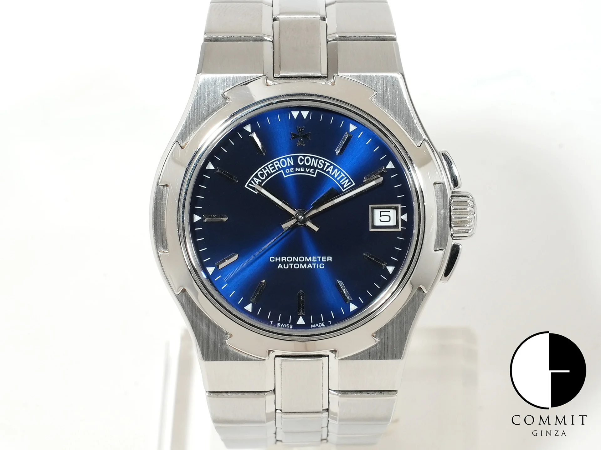 ヴァシュロンコンスタンタン オーヴァーシーズ Ref.42040/423A-8460 ステンレススチール ブルー文字盤 中古 47kewcyz
