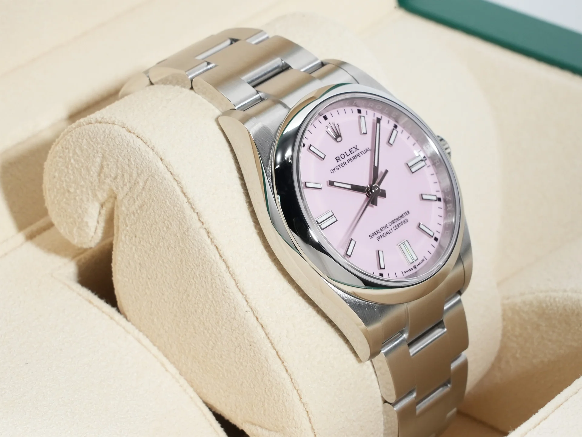 ロレックス オイスターパーペチュアル36 Ref.126000 ステンレススチール キャンディピンク文字盤 - Image 5
