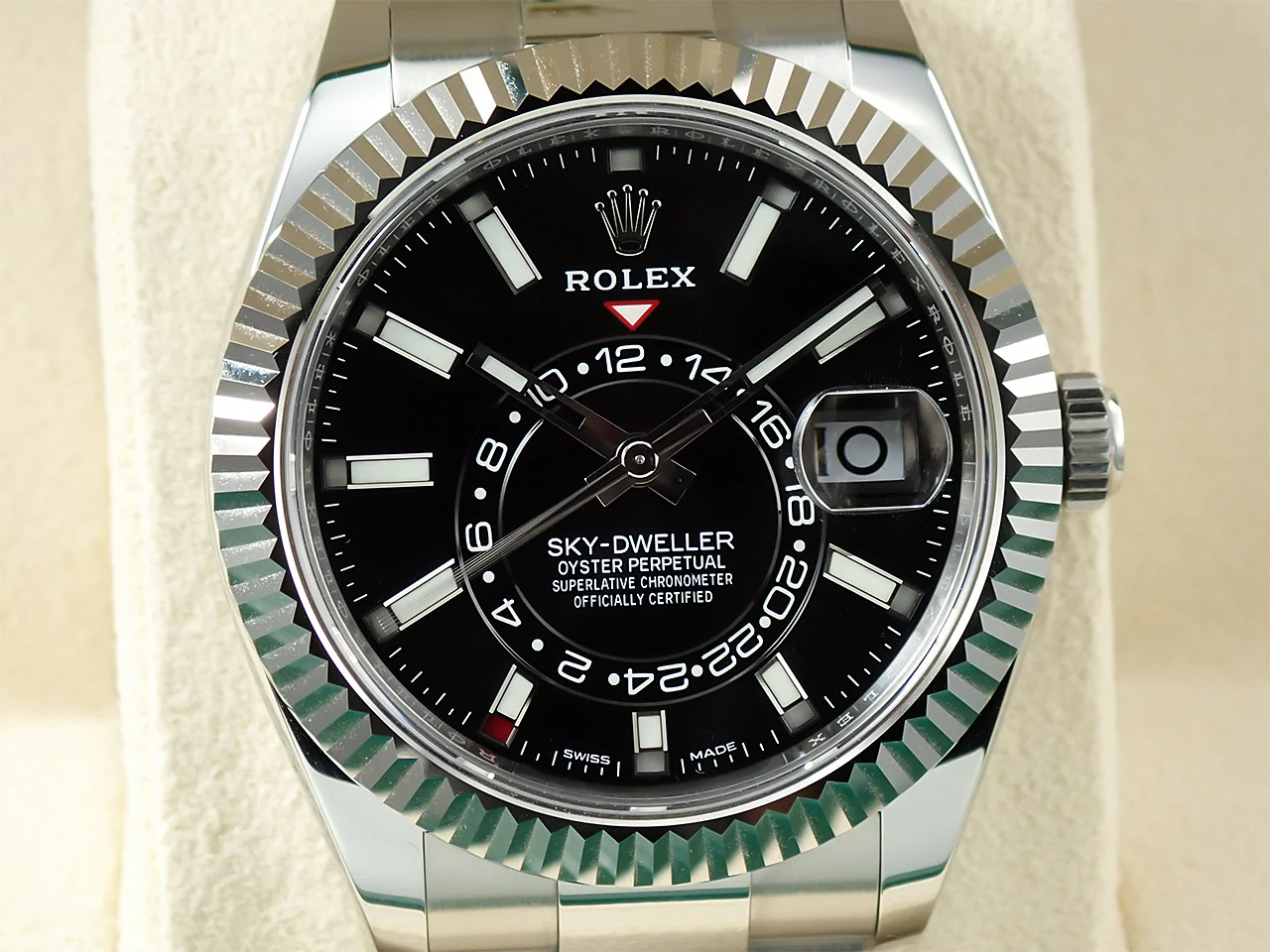 ロレックス スカイドゥエラー Ref.326934 ステンレススチール/ホワイトゴールド ブラック文字盤 オイスターブレスレット - Image 3