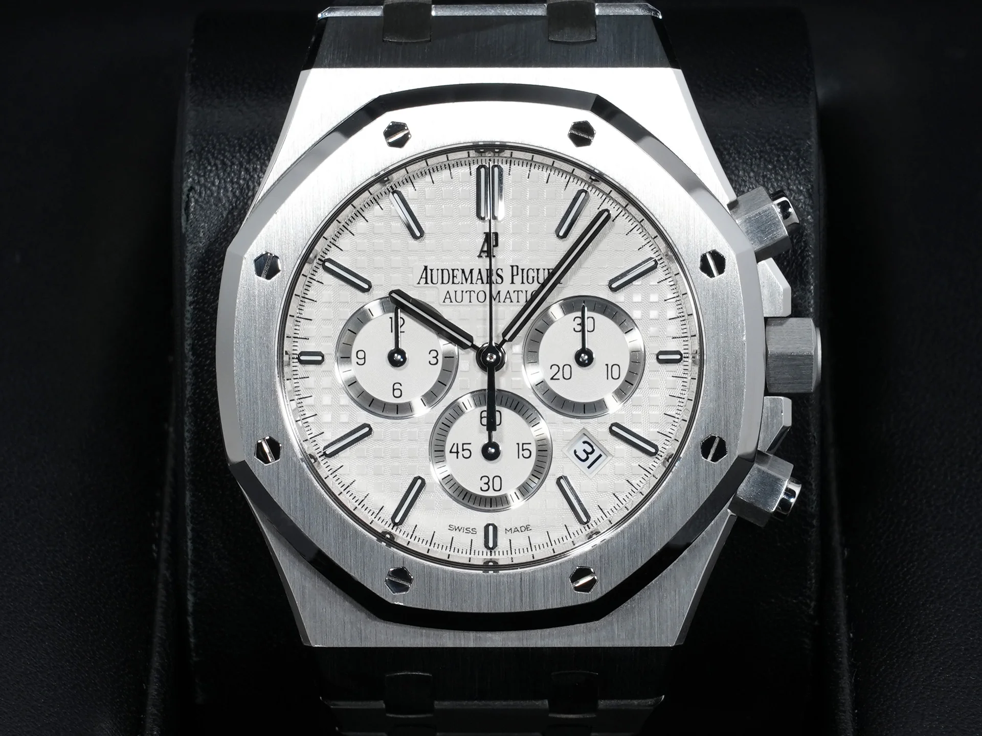 オーデマピゲ ロイヤルオーク クロノグラフ Ref.26320ST.OO.1220ST.02 ステンレススチール シルバー文字盤 中古 4axi2eo7 - Image 2