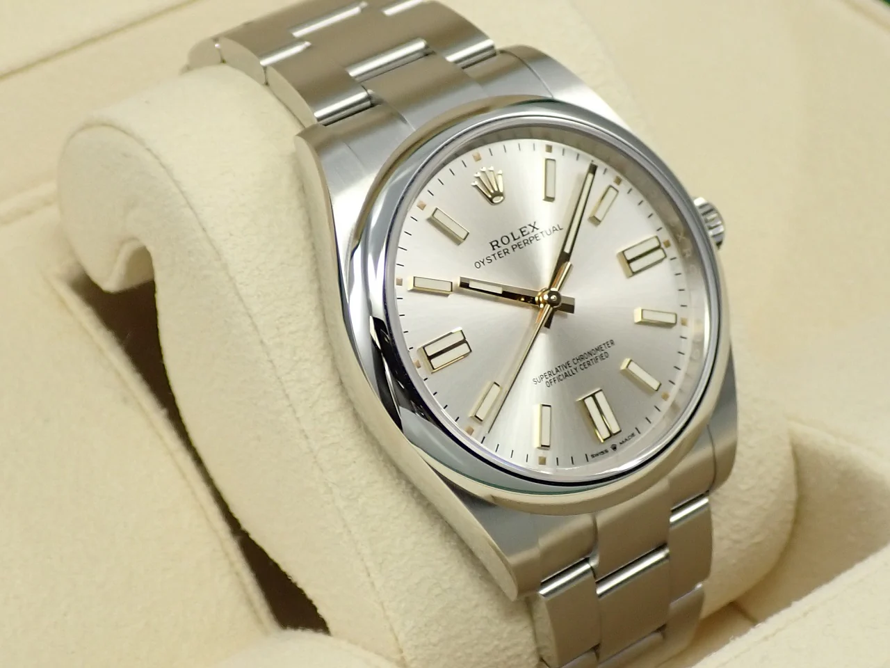 ロレックス オイスターパーペチュアル41 Ref.124300 ステンレススチール シルバー文字盤 - Image 5