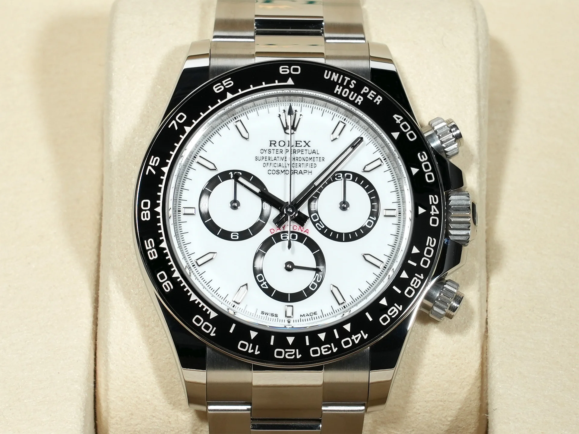 ロレックス デイトナ Ref.126500LN ステンレススチール ホワイト文字盤 - Image 2