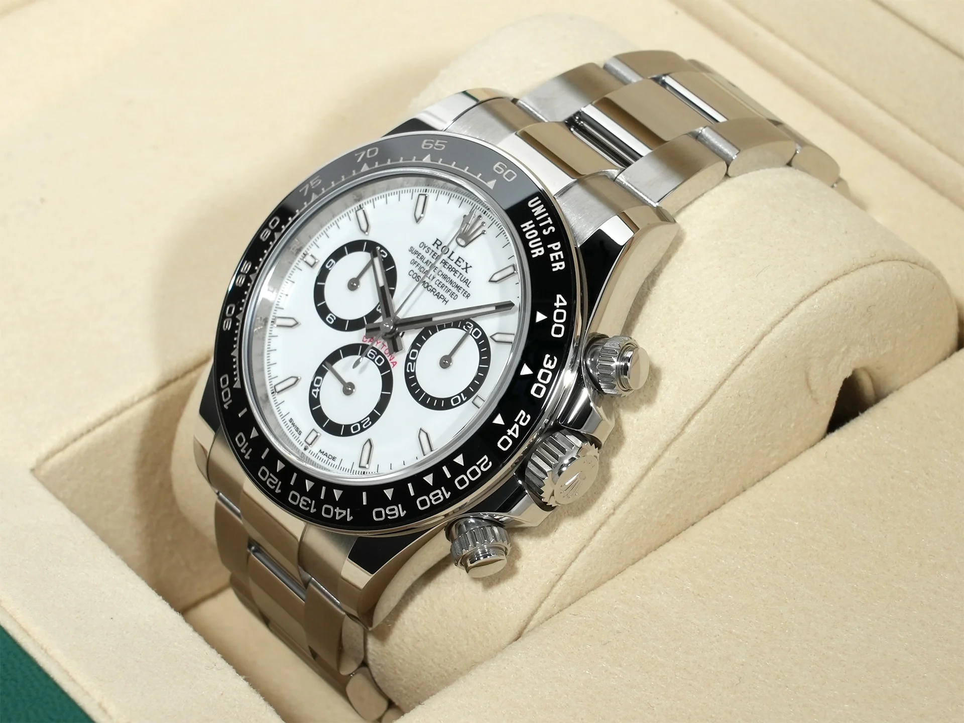ロレックス デイトナ Ref.126500LN ステンレススチール ホワイト文字盤 - Image 4