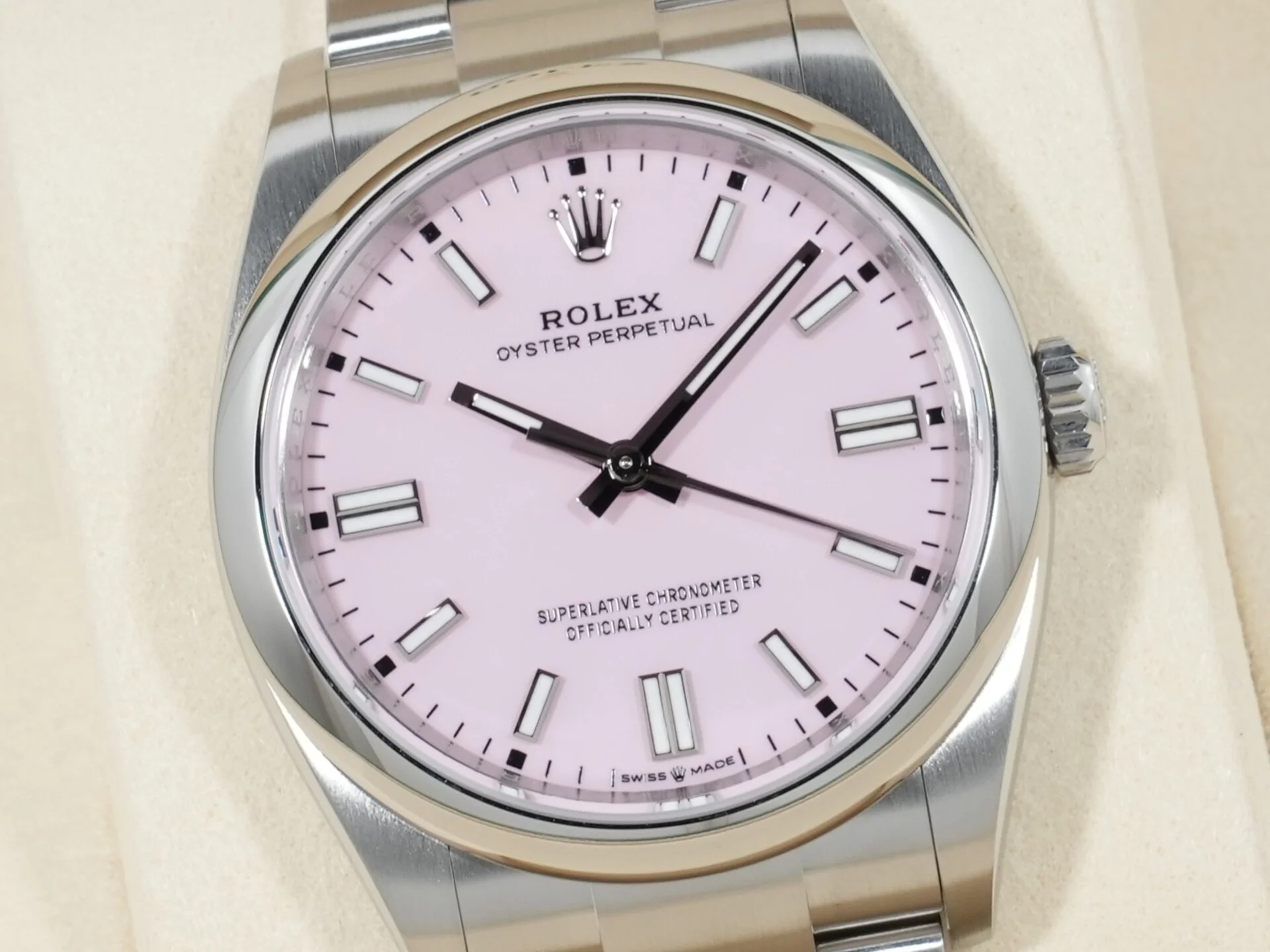 ロレックス オイスターパーペチュアル36 Ref.126000 ステンレススチール キャンディピンク文字盤 未使用 4jfi8a5g - Image 3