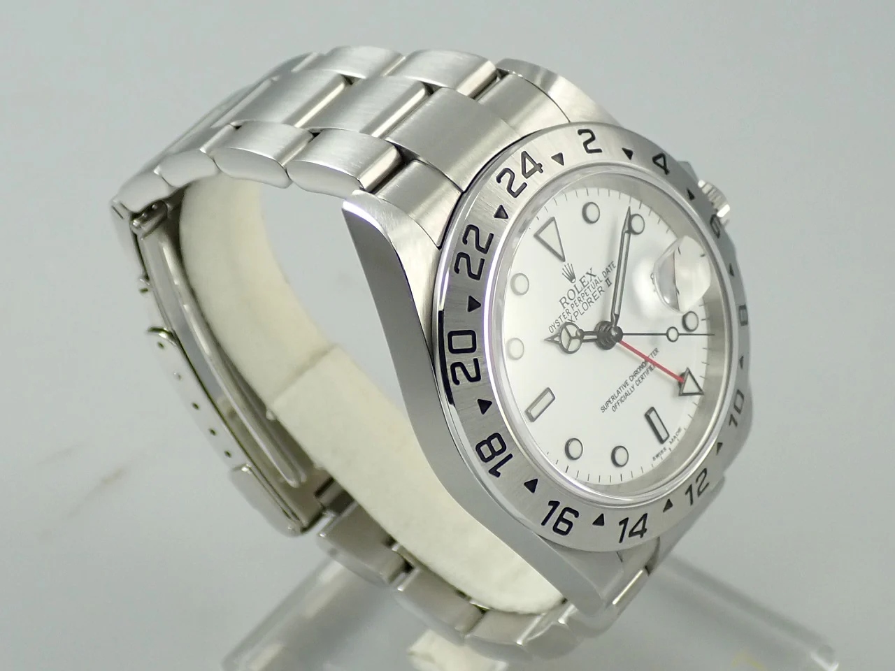 ロレックス エクスプローラーII Ref.16570 ステンレススチール ホワイト文字盤 - Image 5