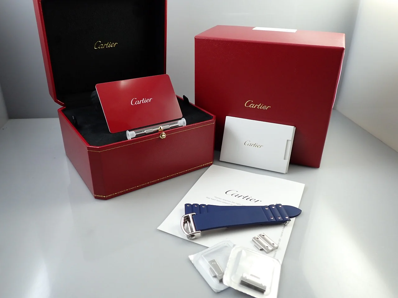 カルティエ サントス ドゥ カルティエ Ref.WSSA0047 シルバー文字盤 美品 4R650432 - Image 10