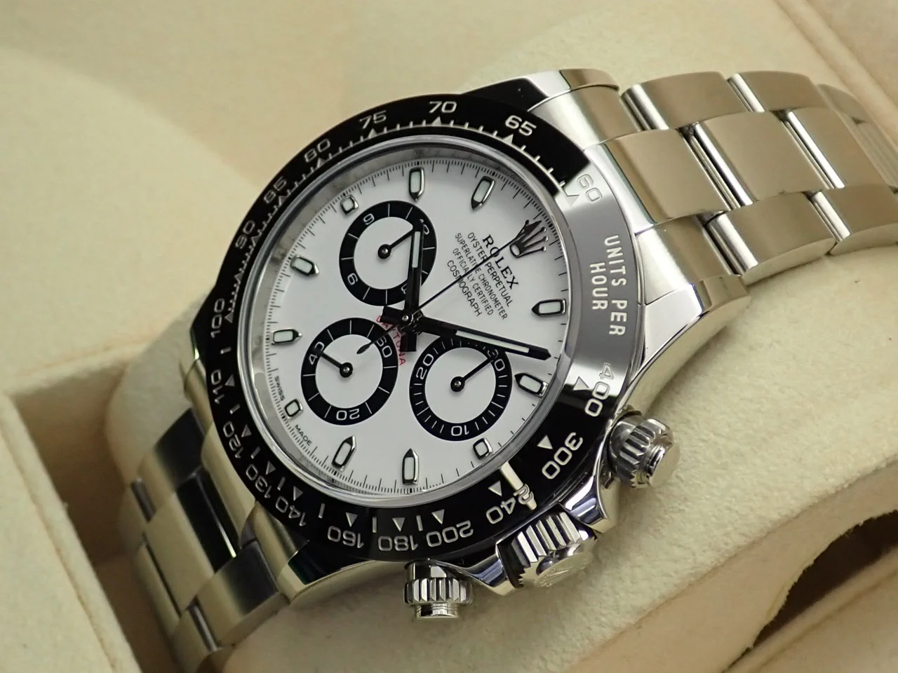 ロレックス デイトナ Ref.116500LN ステンレススチール ホワイト文字盤 - Image 4