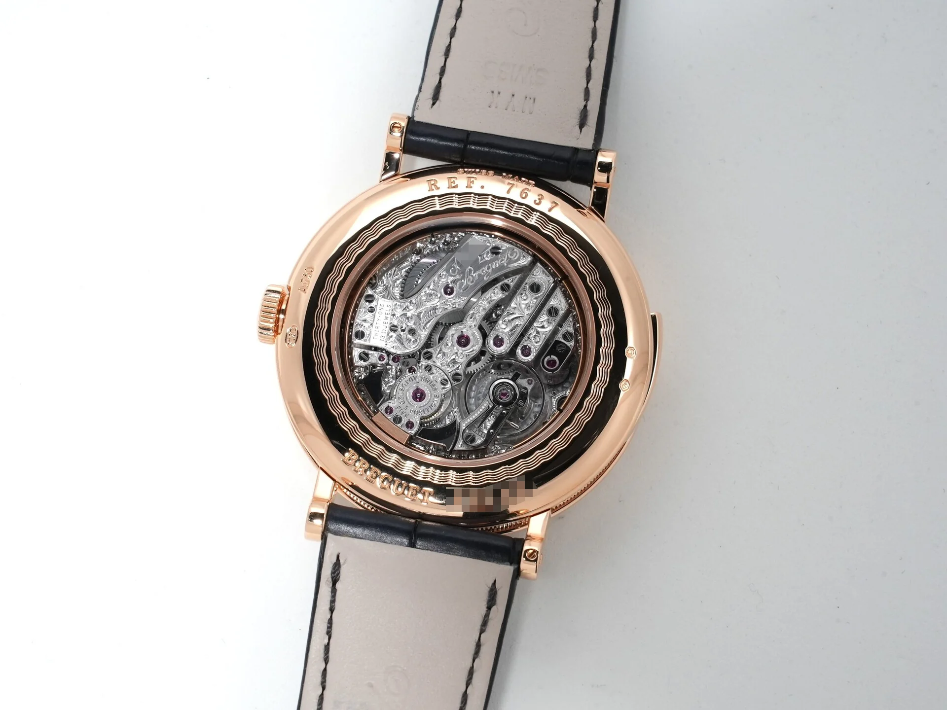 ブレゲ クラシック ミニッツリピーター 7637 Ref.7637BR/2N/9ZU ローズゴールド ブラック グラン・フー エナメル文字盤 美品 4x75qyfr - Image 7