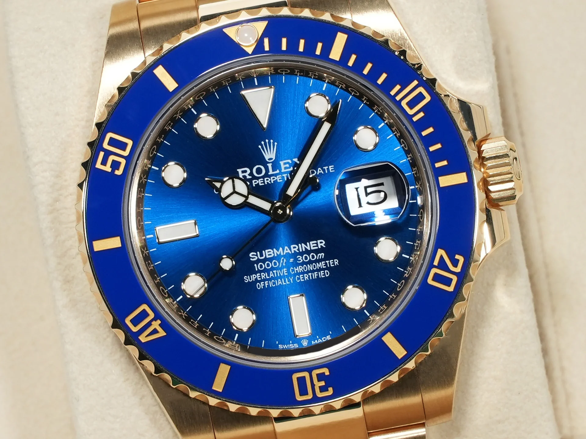 ロレックス サブマリーナー デイト Ref.126618LB イエローゴールド ブルー文字盤 中古 4xyc5bkp - Image 3