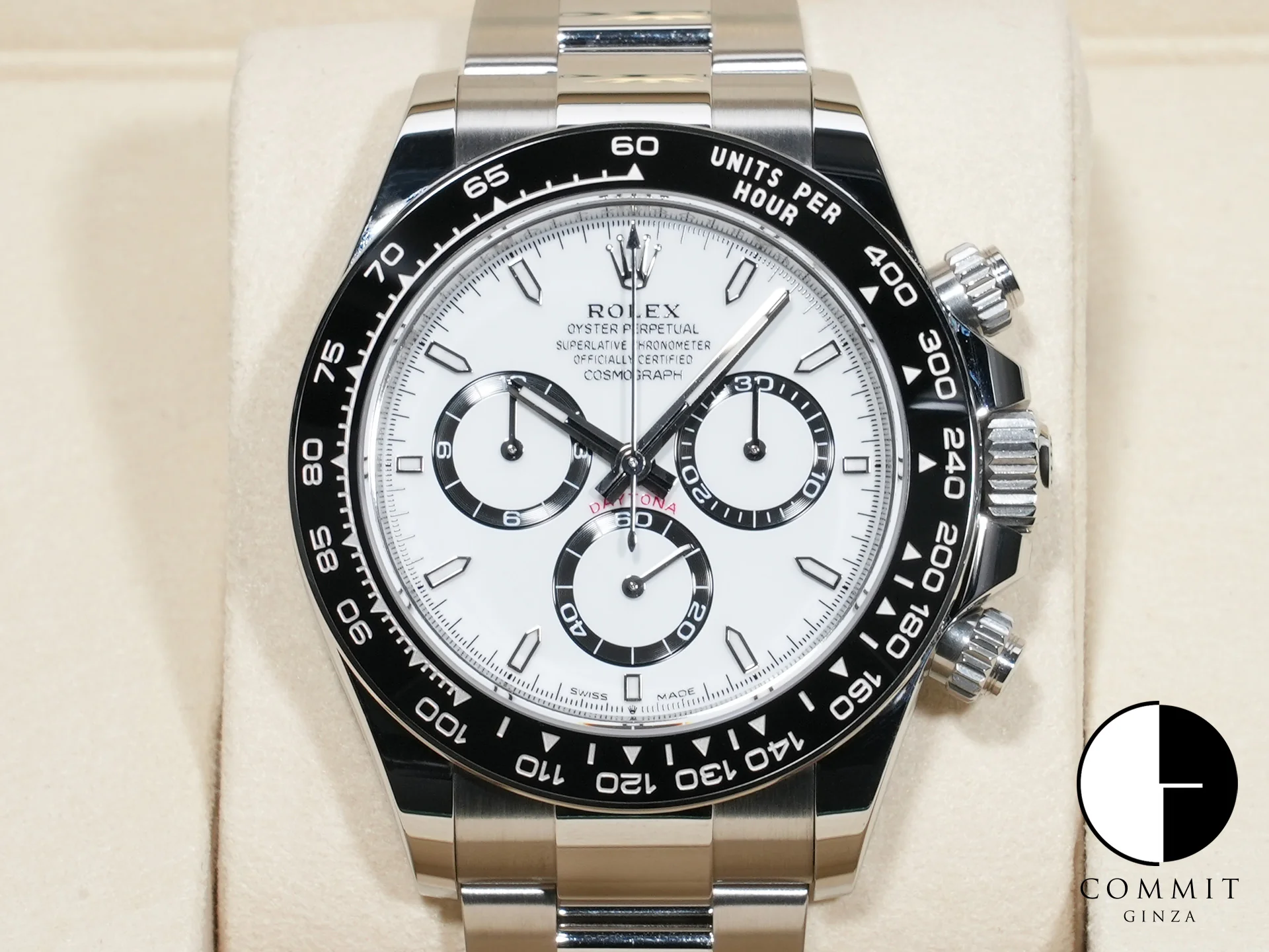 ロレックス デイトナ Ref.126500LN ステンレススチール ホワイト文字盤
