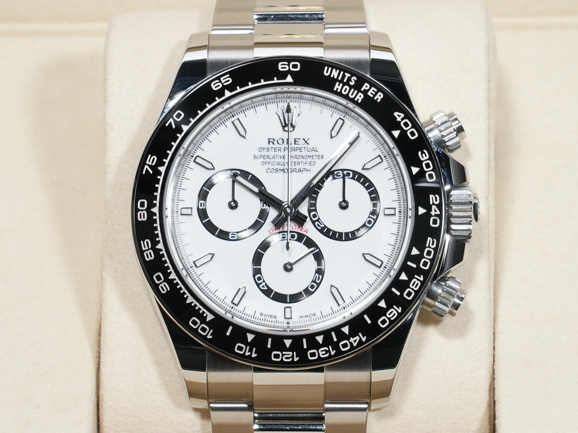 ロレックス デイトナ Ref.126500LN ステンレススチール ホワイト文字盤 - Image 2