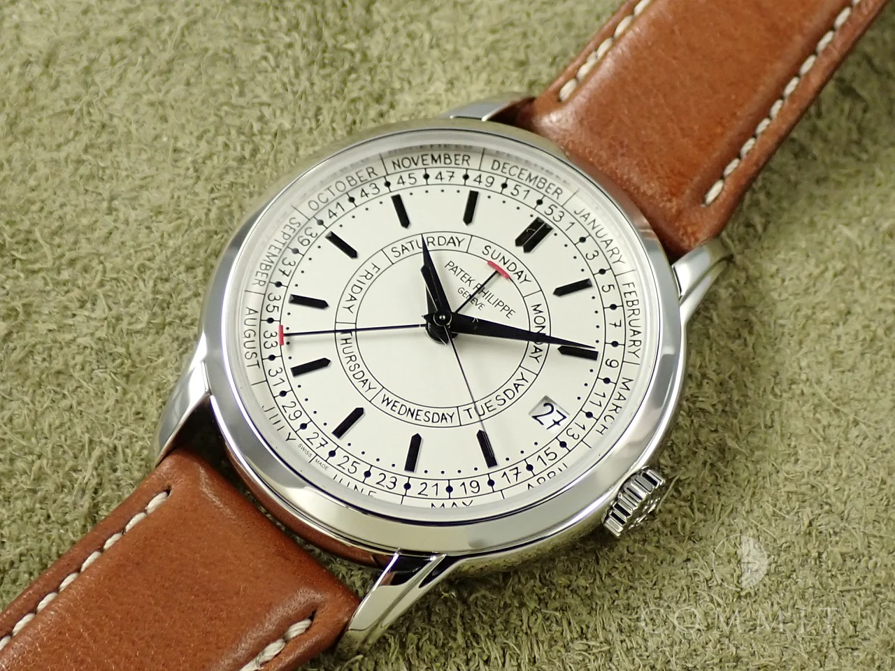 パテックフィリップ カラトラバ ウィークリーカレンダー Ref.5212A-001 ステンレススチール シルバー文字盤 - Image 13