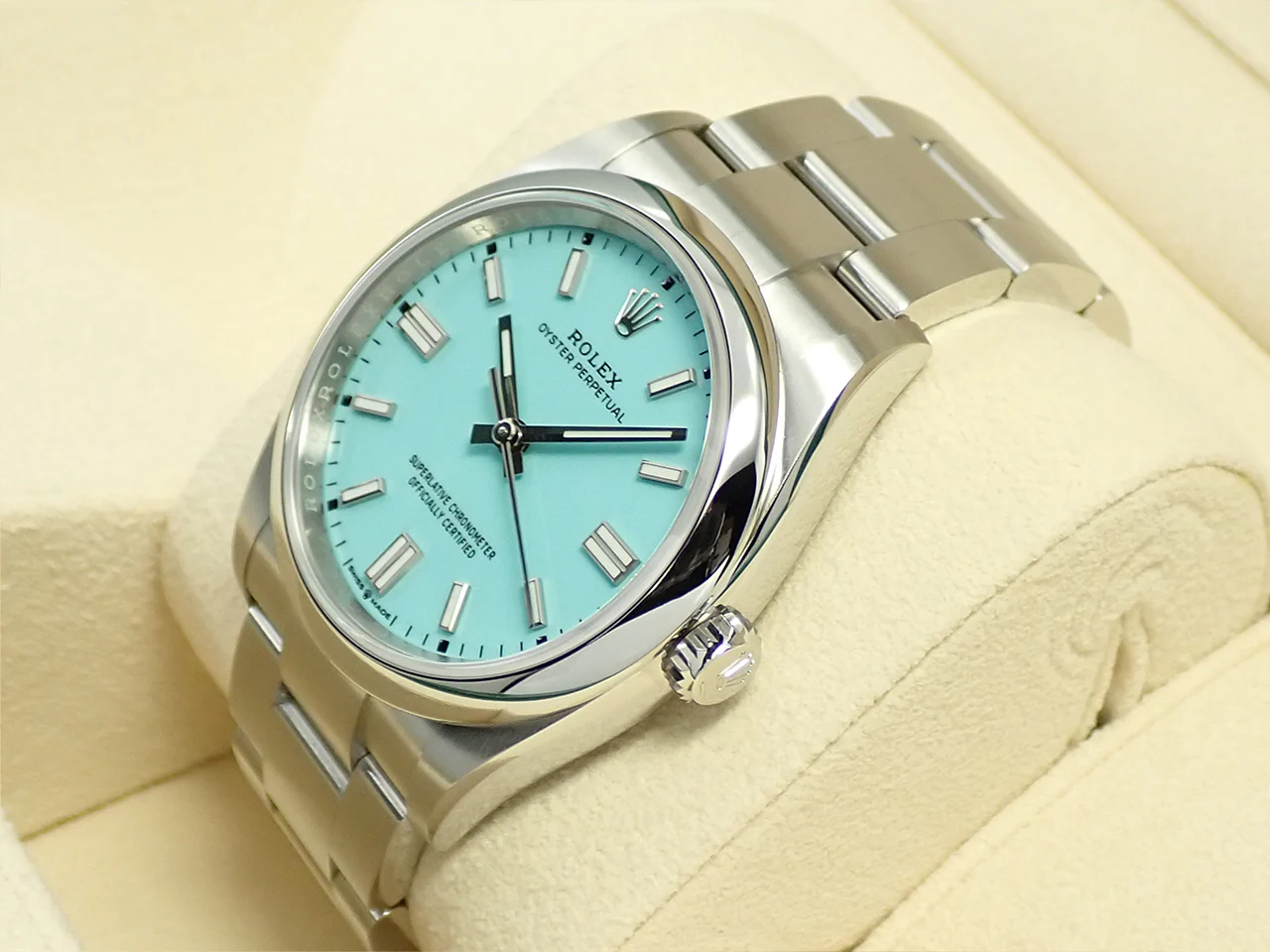 ロレックス オイスターパーペチュアル36 Ref.126000 ステンレススチール ターコイズ文字盤 - Image 3