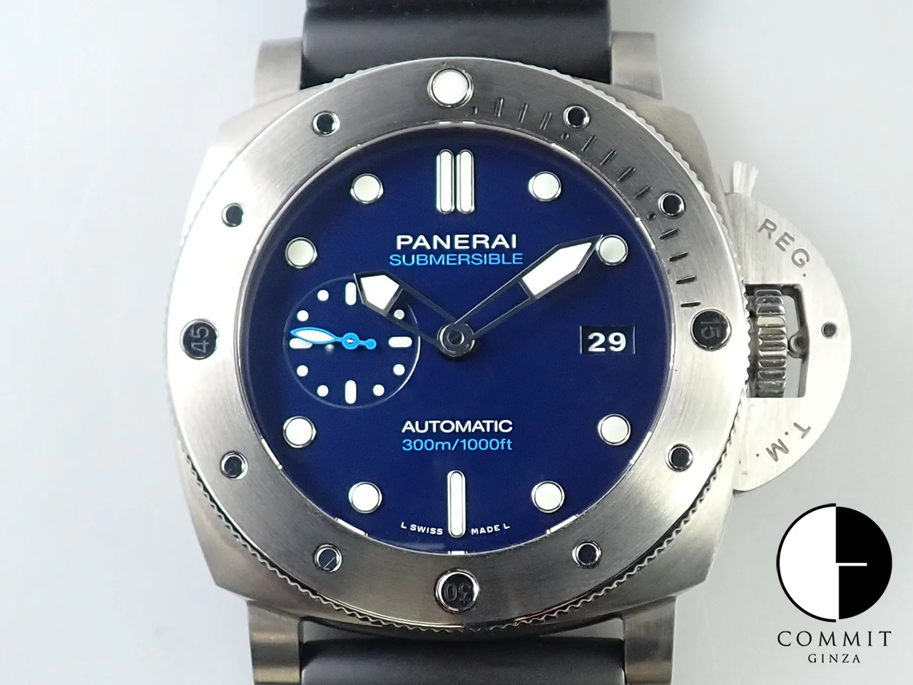 パネライ ルミノール1950 サブマーシブル BMG-TECH 3DAYS オートマティック Ref.PAM00692 ブルー文字盤 中古 532T03ZL